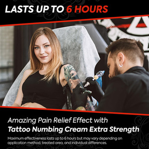 Crème de soin de tatouage personnalisée pour réparer et enlever l'enflure crème de tatouage anti-cicatrice beurre de tatouage - Product Image 6