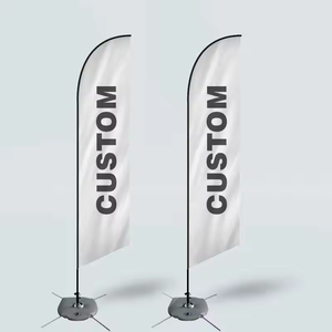 Publicidad personalizada al aire libre Flying Banner Teardrop Tear Drop Flags Beach Feather Flag - Product Image 2