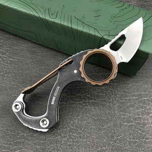 Mini couteau de poche multifonctionnel EDC 9082, lame 8Cr13Mov, couteau porte-clés pour l'extérieur, randonnée, camping, survie - Product Image 5