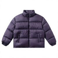 Manteau épais de luxe pour homme, 90% duvet d'oie, haute qualité, respirant, en nylon, grande taille, style décontracté, fermeture éclair, col montant, avec logo