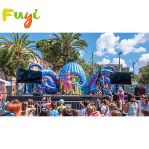 <span class=keywords><strong>Cabina</strong></span> de <span class=keywords><strong>DJ</strong></span> Inflable con Forma de Pulpo LED Grande, Fondo Portátil Inflable para <span class=keywords><strong>DJ</strong></span>, Decoración para Fiestas y Eventos - Product Image 5