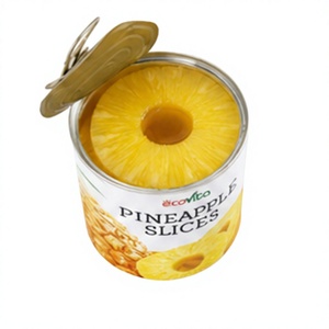 Top Selling Vietnam Factory Best Quality Cheap Price Tasty Canned <b>Pineapple</b> Slices In <b>Light</b> Syrup Bulk Supply - Product Image 1