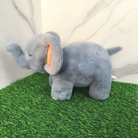 Nouvelle Peluche Éléphant Respirant avec Sons Apaisants et Lumières, Peluche Otter Respirant, Peluche Ours Respirant, Jouets pour Bébés et Enfants