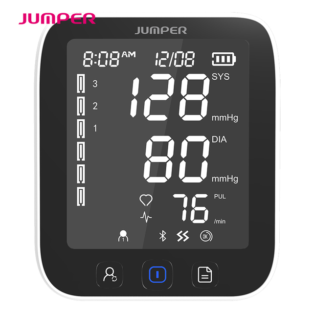2021 ISO and CE Smart Watch Blood Pressure Monitor with Digital JUMPER JPD-HA121
