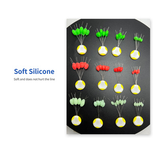 Accessori per attrezzatura da pesca con perline galleggianti in gomma siliconica Bobber slip tappi per una migliore esperienza di pesca - Product Image 5