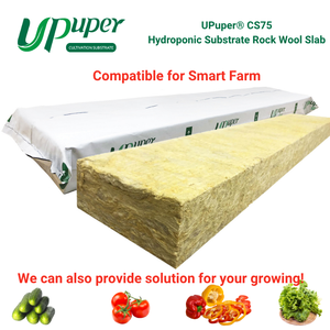 UPuper CS75 40x8x3 Substrato per Coltivazione di Cetrioli/Peperoni/Pomodori/Fogliame/Cannapa, Sistema di Coltivazione Indoor, Lastre di Lana di Roccia per Coltivazione Idroponica - Product Image 4