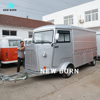 Nouveau-né rose citroen remorque alimentaire camion de nourriture mobile houston camions de nourriture