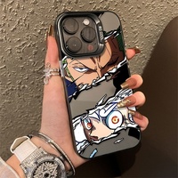 Coque de téléphone portable antichoc en TPU+PC avec motif de dessin animé One Piece pour iPhone 17 Pro Max et 16 Nouveau Modèle