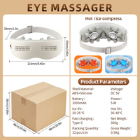 Masseur oculaire chauffant et rafraîchissant Ce Rohs, machine de massage oculaire à vibration et pression d'air, pour les yeux secs et les migraines