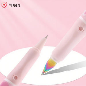 YIREN simpatico cartone animato penna cancellabile blu penna a inchiostro con gomma forniture per la scuola cancelleria per ufficio all'ingrosso - Product Image 6