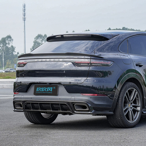 Kit de carrosserie en Fiber de carbone sec de haute qualité diffuseur de pare-chocs arrière séparateur de lèvre becquet pour <span class=keywords><strong>Porsche</strong></span> <span class=keywords><strong>Cayenne</strong></span>/coupé/Turbo 2018 - 2024 - Product Image 6
