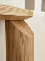 Table console en bois minimaliste nordique pour entrée, couloir ou hall d'entrée