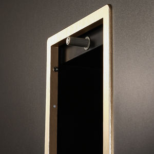 Portaescobillas de Inodoro Empotrado de Acero Inoxidable de Lujo <span class=keywords><strong>con</strong></span> Nicho, Diseño Moderno, Superficie de Cuero Empotrada - Product Image 6