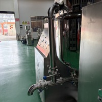 Machine d'émulsification et d'homogénéisation sous vide de type 200L à levage hydraulique, agitateur industriel, mélangeur en acier inoxydable, mélangeur de crème