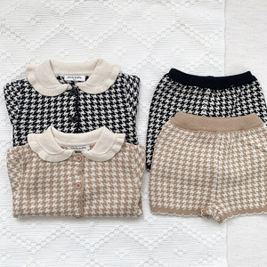Conjuntos de Ropa de 2 Piezas para Bebés Recién Nacidos Otoño Invierno 2021, Cárdigan de Punto con Capucha y Pantalones Cortos S21332058 - Product Image 2
