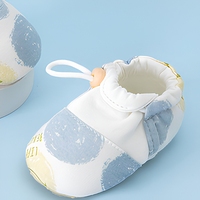 Chaussures à semelle souple pour bébé, antidérapantes, chaussons pour nourrissons, baskets à imprimé floral pour tout-petits, pour le printemps et l'automne