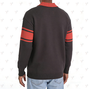 Custom Logo Golf Wear Pullover Jacquard <strong>Sweater</strong> Unisex Oversize School Plus Size Polo Neck <strong>Knit</strong> <strong>Sweaters</strong> Jumpers for Men - Product Image 3