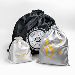 Custom Silk Satin Thanksgiving Gift Bag with Drawstring Logo Printing for Jewelry Gift Storage Candy Packaging - Product Image 6