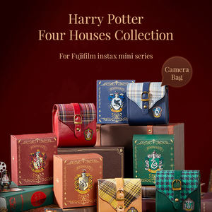Étui pour appareil photo Instax <span class=keywords><strong>Harry</strong></span> <span class=keywords><strong>Potter</strong></span> X pour Fujifilm Instax Mini Series, motif écossais Ravenclaw, en similicuir, pochette de protection, objet de collection - Product Image 1