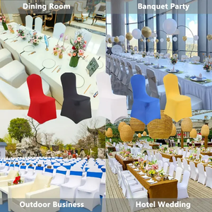 厚手の椅子カバーパーティー用スパンデックス椅子カバー宴会用ウェディングイベントホテルチェア装飾品 - Product Image 6