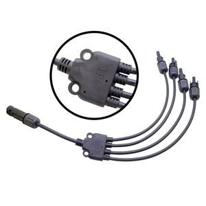 4 à 1 connecteur de branche en Y solaire avec câble solaire de 4 mm2 <span class=keywords><strong>MMMF</strong></span> /FFFM TUV approuvé pour le système solaire Pv longueur de câble du panneau solaire - Product Image 3