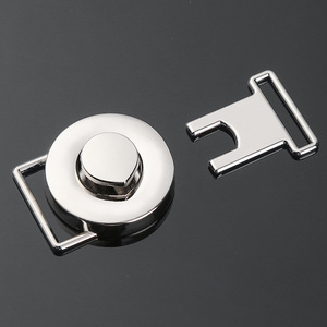 Boucles à dégagement latéral rondes en métal argenté, durables, pour ceintures et accessoires de sangle - Product Image 3