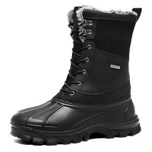 अनसेक्स ओवर-द-घुटने जलरोधी बर्फ सर्दियों की बतख इन्सुलेट थर्मल गर्म फर पंक्तिबद्ध गैर पर्ची रबर प्लास्टिक हाइकिंग कार्य आकस्मिक - Product Image 1