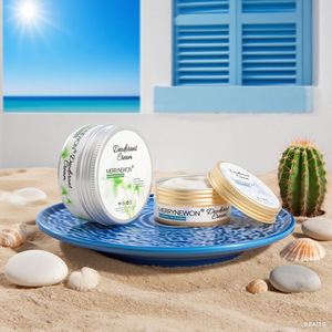 Tapa de rosca hermética de estaño de aluminio ecológico caliente para bálsamo de crema de sebo con ilustraciones personalizadas - Product Image 3