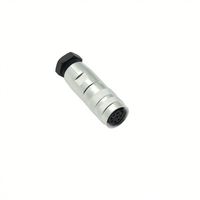 Tornillo industrial Soldadura Contacto chapado en oro AISG Metal Macho y hembra Conector M16 de 8 pines