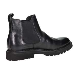 Bottes mi-mollet pour homme Amerigo Vespucci AV251 en cuir noir style Chelsea pour le travail - Product Image 5