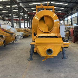 Bétonnière diesel portable MINLE avec pompe / Bétonnière mobile auto-chargeante <span class=keywords><strong>mini</strong></span> JBTS40 avec pompe à béton pour la construction - Product Image 5