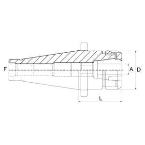 Support de serrage Fervi pour mandrin, compatible avec les clés L A D F - Product Image 1