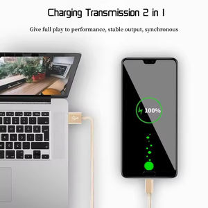 Câble de charge rapide USB-C en nylon tressé avec alliage d'aluminium, compatible écouteurs, longueurs 1M, 2M, 3M - Product Image 3