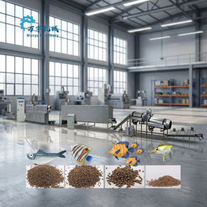 Linea di Produzione di Mangimi Galleggianti per Pesci WAN YU da 1 Tonnellata/Ora con Motore Elettrico, Stampi Personalizzabili per Dimensioni <span class=keywords><strong>Pellet</strong></span>, Facile da Usare - Product Image 1