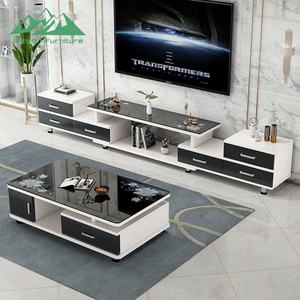Wayon Nordischer Stil Moderner Holz-<span class=keywords><strong>TV</strong></span>-Schrank Ausziehbar Einfaches Design für Wohnzimmer und Schlafzimmer - Product Image 1
