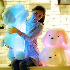 Nuevo y Popular en 2018, Almohada de Peluche con Forma de Cachorro Personalizada con Luces LED, Juguete de Peluche con Luces LED para Perros - Product Image 1