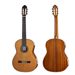 Guitarra Clásica de Alta Calidad de 39 Pulgadas, 4/4, Totalmente Sólida, con Tapa de Cedro Sólido, Venta al por Mayor - Product Image 1