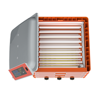 Mini fermes automatiques utilisées incubateur 192 oeufs incubateur 12 volts batterie oeuf éclosion Machine prix