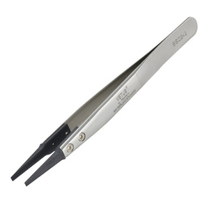 Pinzas Vetus ESD con Punta Plana de Fibra de Carbono Antiestática ESD242 - Product Image 1