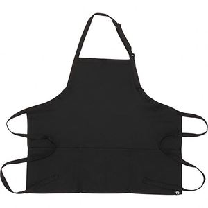 Polyester Man Woman <b>Apron</b> Custom Logo Chef <b>Kitchen</b> <b>Aprons</b> With 3 Pockets Crossback Adjust - Product Image 1