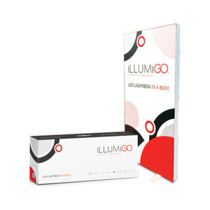 iLLUMiGO LED Lightbox In A <b>Box</b> Single-Sided Aluminum White Freestanding <b>Advertising</b> <b>Light</b> <b>Box</b> - Product Image 1