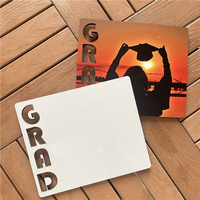 MDFSUB Cadeaux de Graduation Panneaux Photo Sublim Grad 5mm Plaques de Graduation Vierges Cadre Photo MDF Grad pour Décoration