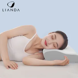 LIANDA P-085 OEM ODM Oreiller de lit ergonomique à mémoire de forme en mousse orthopédique à contour cervical pour le sommeil Confortable