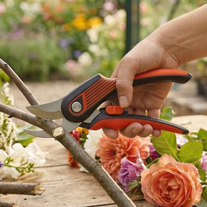 Lu Ban Pruning Shears 52Mm Stainless Steel Butterfly Structure For Gardening And Flower Trimming - Product Image 1