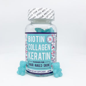 OEM biotina gomitas mayoristas colágeno gomitas con biotina y vitaminas suplementos de queratina colágeno y biotina gomitas - Product Image 6