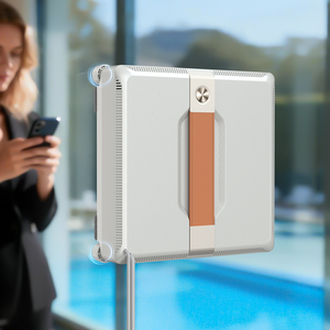 หุ่นยนต์ทำความสะอาดกระจกอาคารสูงอัจฉริยะ ควบคุมระยะไกล ฉีดน้ำ 6 จุด มอเตอร์ไร้แปรงถ่าน ระบบนำทางอัจฉริยะ - Product Image 1