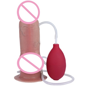 FAAK Fantasy Ejaculation <b>Dildo</b> Wholesale Silicone Inflatable Squirting <b>Dildo</b> Realistic Penis Female Masturbator Adult Sex Toys - Product Image 2