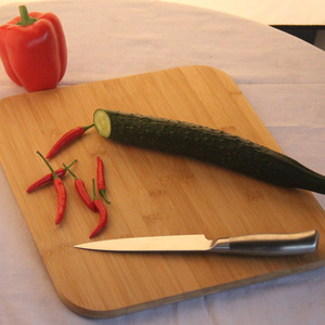 Bamboo Cutting Board Rectangle Dishwasher Safe For Kitchen Use - Product Image 1