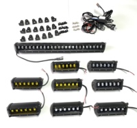 Feux LED FT Rock Lights Pure White F30 Baja Light Road GX470 Watermelon 10ème génération Silverado Hilux pour voitures W203 Bar 350Z QCFL735 12V