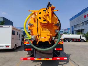Camion aspirateur hydraulique Dongfeng KL 10 pneus, direct usine, aspiration haute pression et jet, boîte de vitesses Cummins rapide, réservoir 18-22m³ - Product Image 6